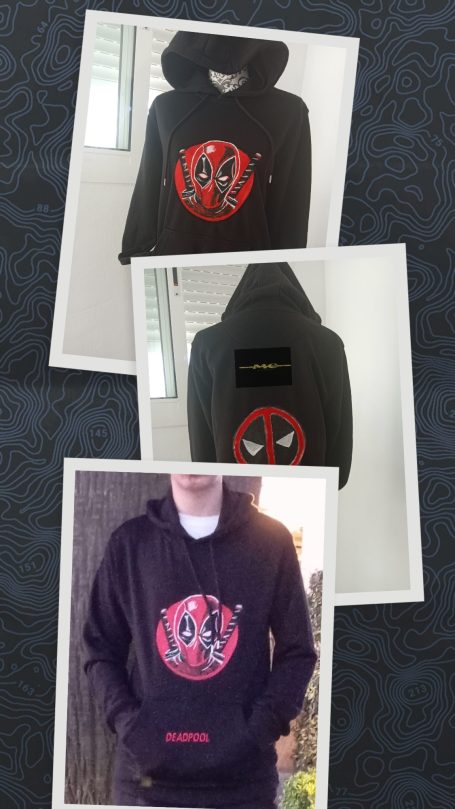 Sudadera bordada.