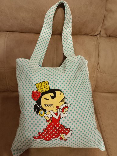 Bolso flamenca.